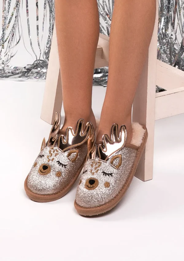 Conguitos Zapatillas De Casa Reno^ Zapatillas De Casa