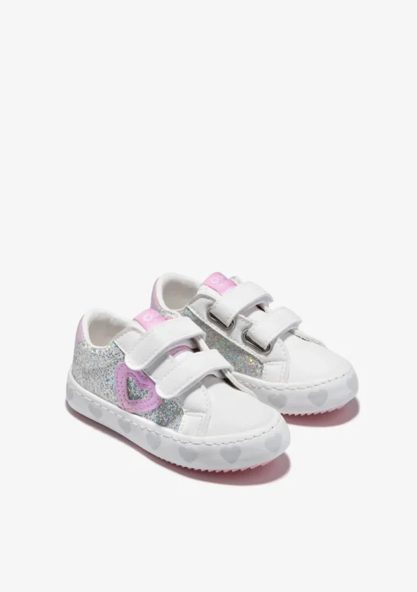 Conguitos Zapatillas Glitter Corazones Blanco^ Zapatillas | Zapatillas
