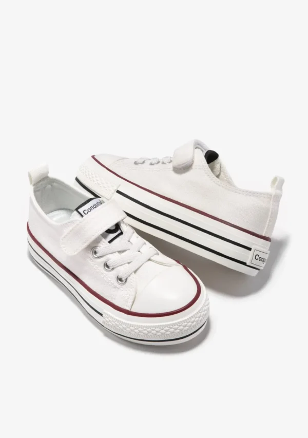 Conguitos Zapatillas Lona Plataforma Blanco^ Zapatillas | Zapatillas