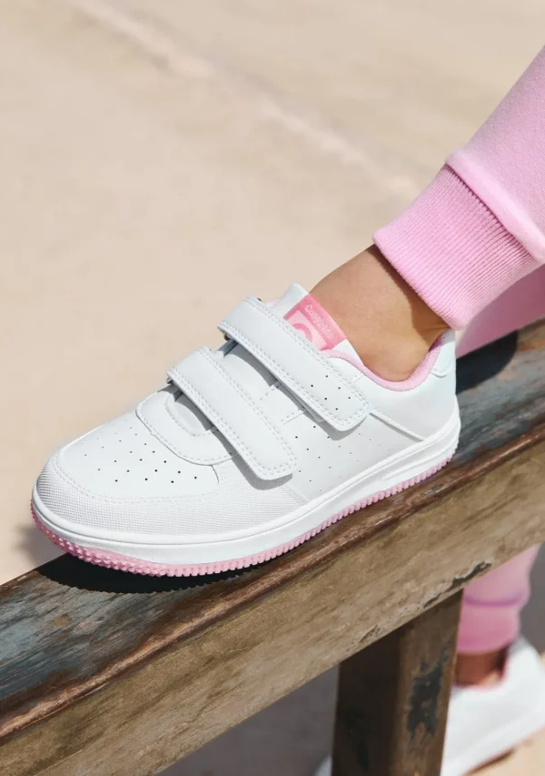 Conguitos Zapatillas Unisex Blanco / Rosa^ Zapatillas | Colegiales